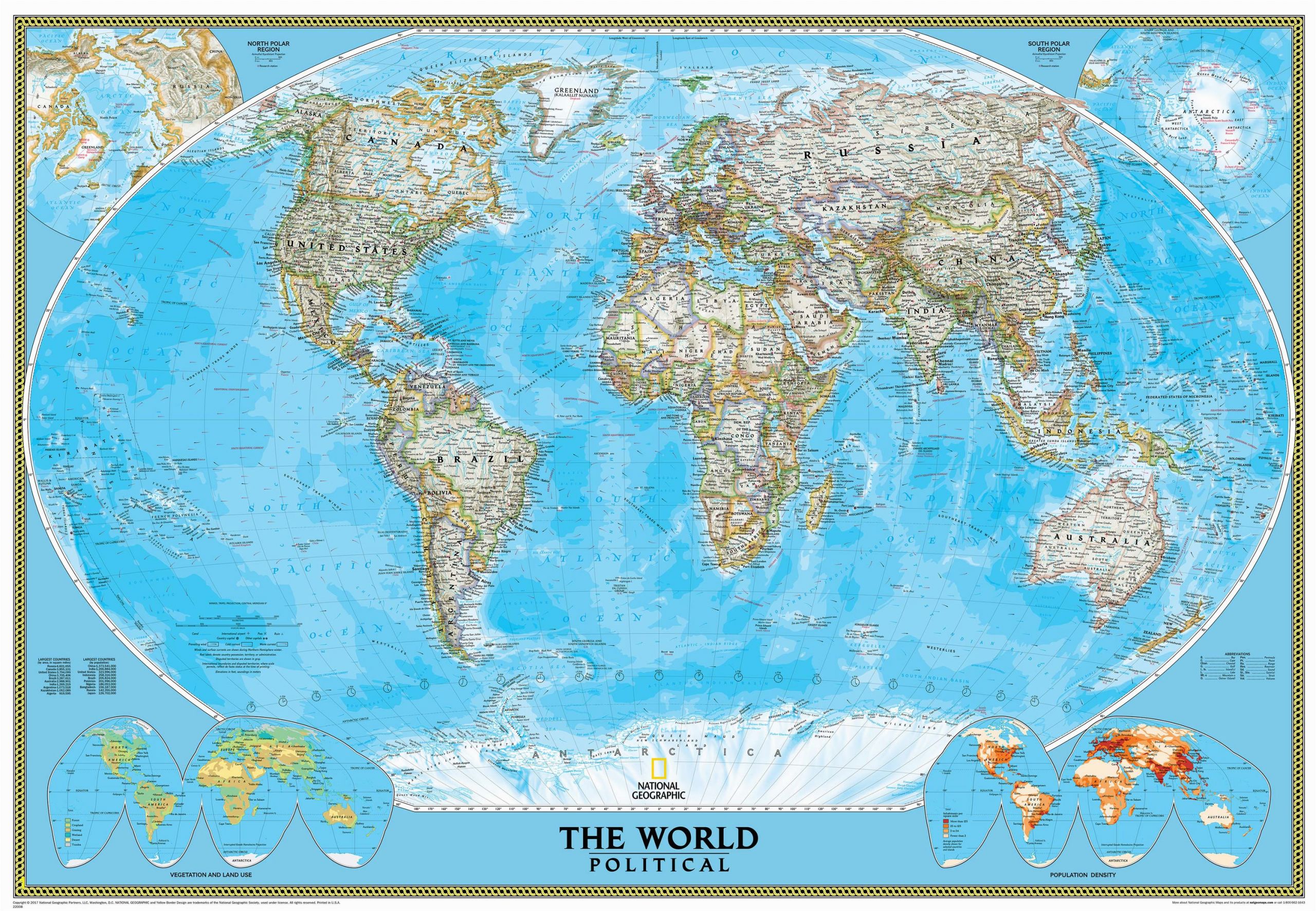 Large World Wall Map Physical Canvas Sexiz Pix