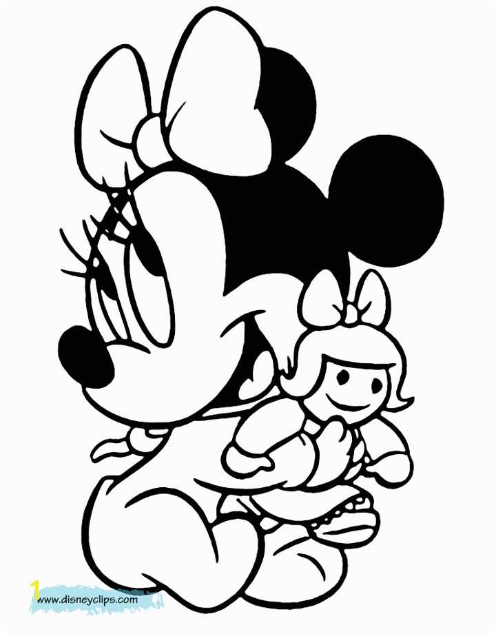 Baby Minnie Mouse Coloring Pages Baby Minnie Mouse Coloring Pages Az Coloring Pages
