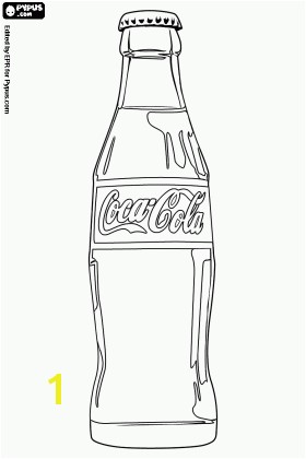 Beer Bottle Coloring Page Coca Cola Bottle Coloring Page Coca Cola Coloring Pages