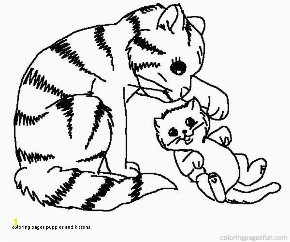 Coloring Pages Of Real Kittens 25 Coloring Pages Puppies and Kittens