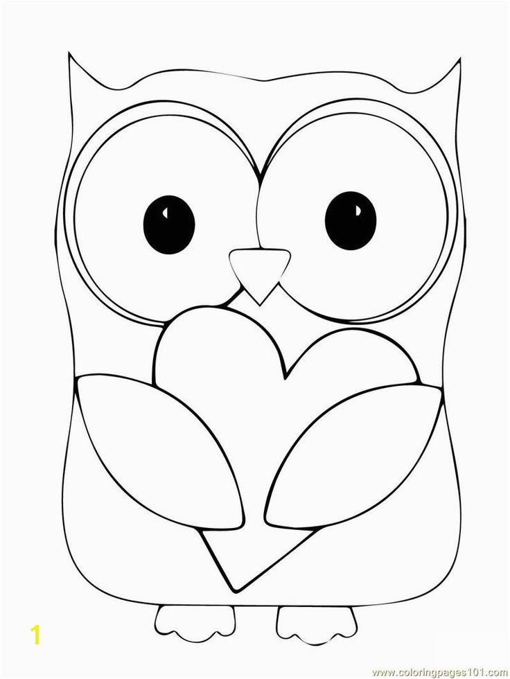 Cute Owl Coloring Pages Cute Owl Coloring Pages 10 Printable Coloring Page