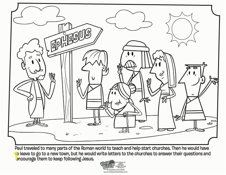 Early Church Coloring Page Paul and the Church Coloring Page Bible Lessons