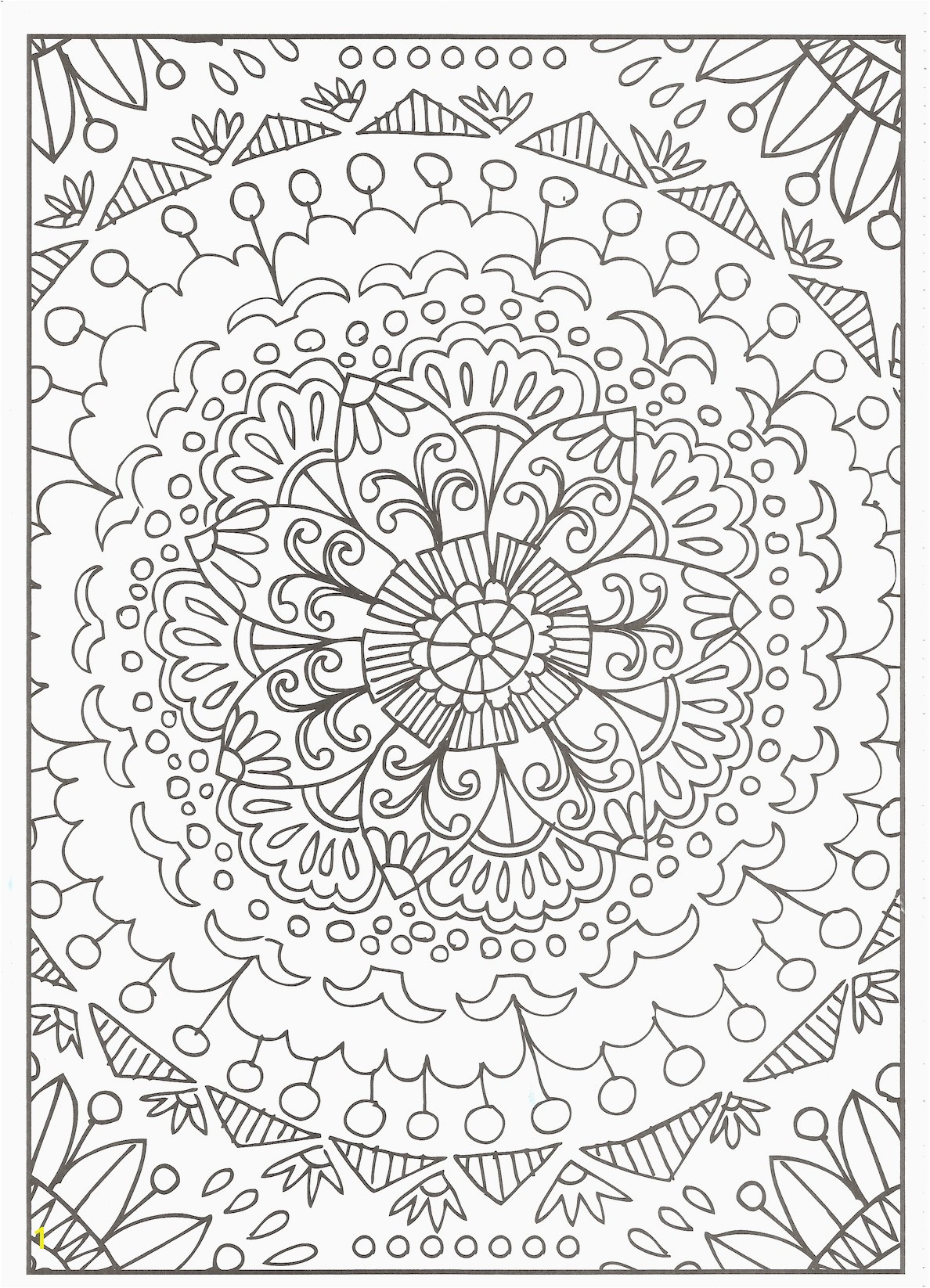 Flowers Printable Coloring Pages Free Printable Flower Coloring Pages for Adults Inspirational Cool
