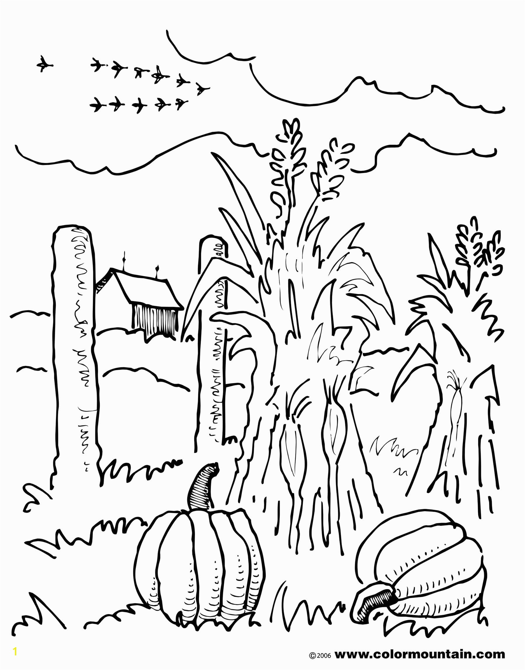 unique free farm scene coloring pages animals 9768 0