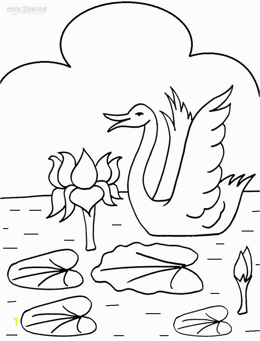 Frog and Lily Pad Coloring Pages Lilly Pad Coloring Pages