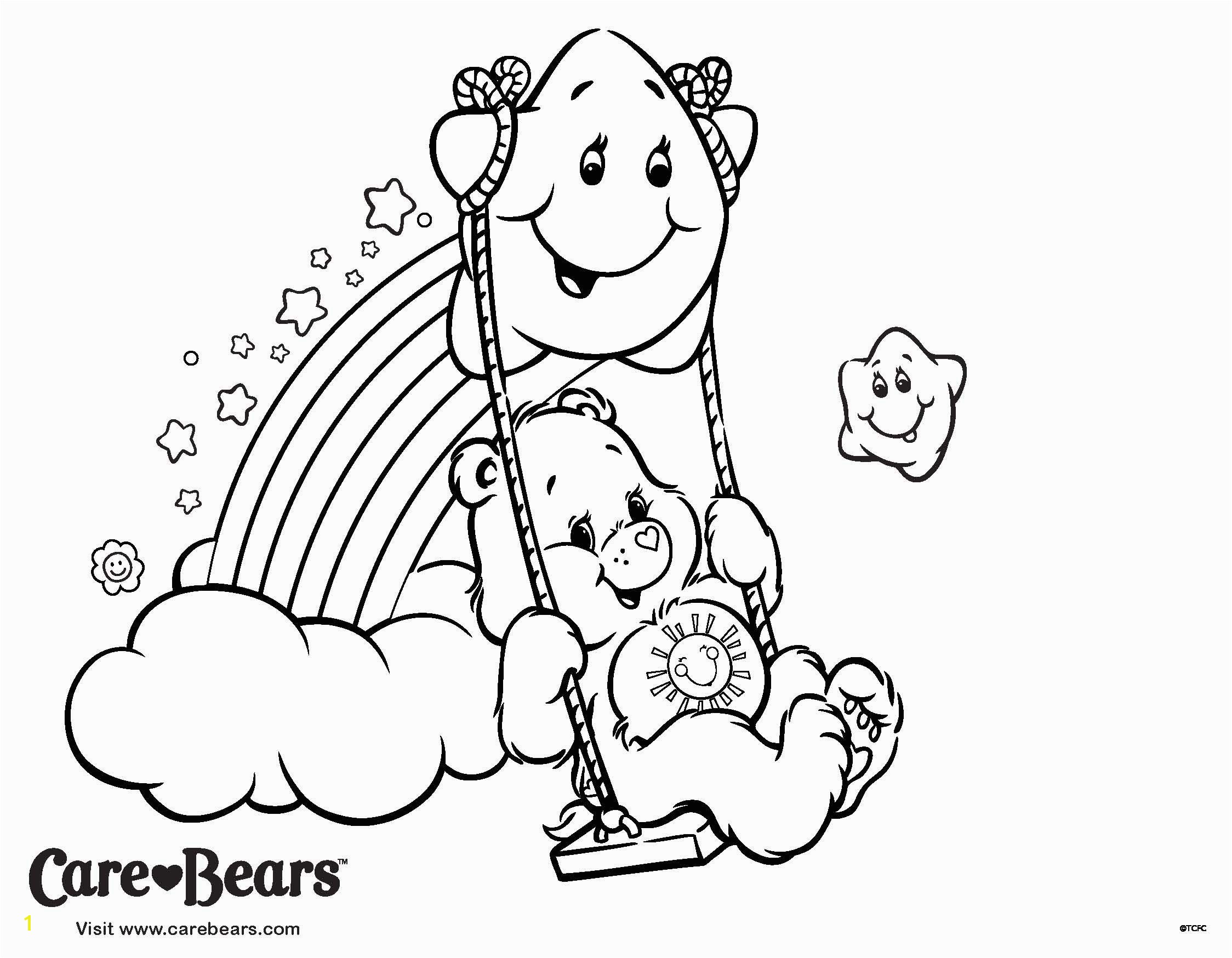 Funshine Care Bear Coloring Pages Color In some Fun with This Funshine Bear Coloring Page From