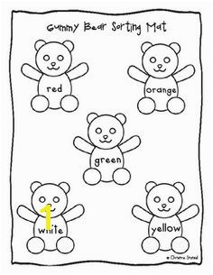 Gummy Bear Sorting & Graphing Activity