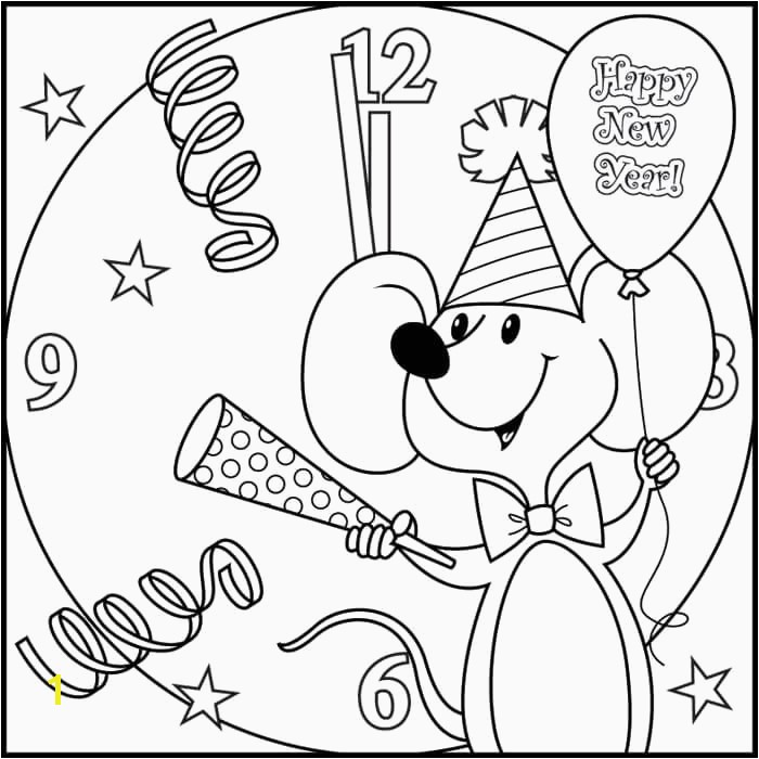 Happy New Year Coloring Pages to Print 2015 Coloring Pages