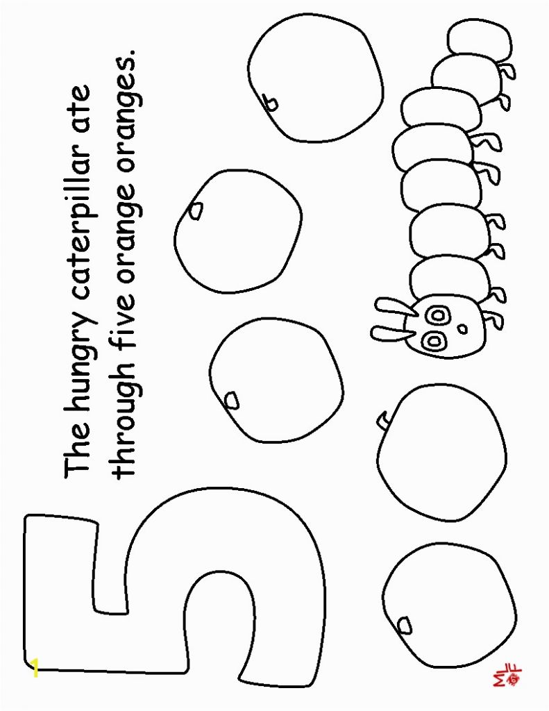 Download Hungry Caterpillar Coloring Pages Pdf Very Hungry ...