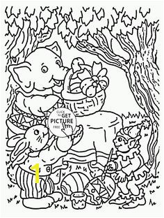 Jan Brett Easter Coloring Pages Hedgie S Easter Eggs" Spring Coloring Page Courtesy Of Jan Brett A