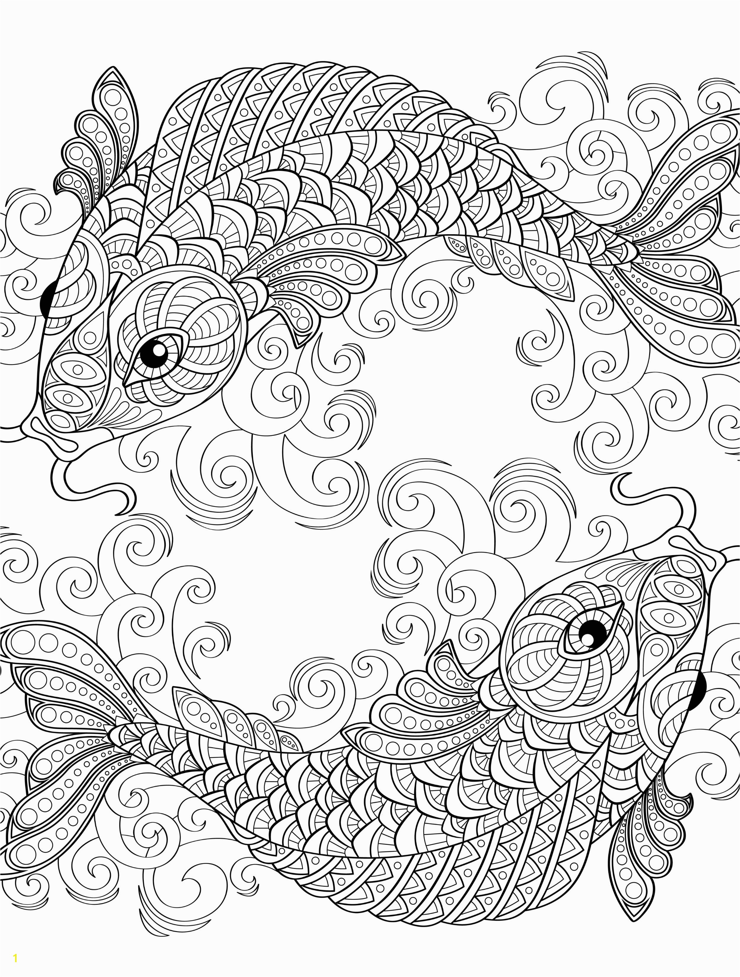 Japanese Koi Fish Coloring Pages 18 Absurdly Whimsical Adult Coloring Pages Coloring
