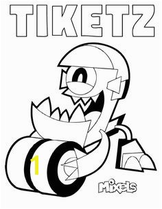 Mixels Coloring Pages Series 9 Coloring Pages Mixels Coloring Pages My Little Corner
