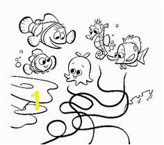 Nemo and Friends Coloring Pages Finding Nemo Coloring Pages Bing Finding Nemo