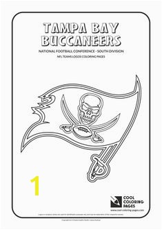 Cool Coloring Pages NFL American Football Clubs Logos National Football Conference South Division