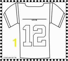Nfl Jersey Coloring Pages Football Coloring Pages & Sheets for Kids