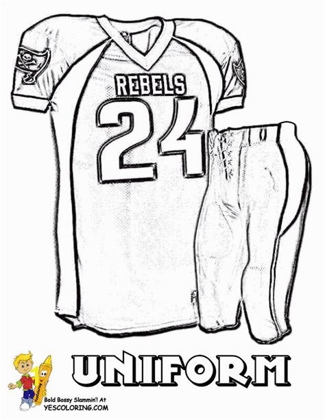 Nfl Jersey Coloring Pages Football Jersey Coloring Pages Eskayalitim