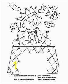 Nursery Rhymes Quiz Coloring page