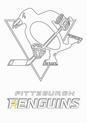 Pittsburgh Penguins Logo Coloring Page Pittsburgh Penguins Logo Coloring Page Nhl