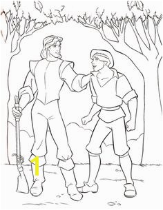 Walt Disney Coloring Pages Captain John Smith & Thomas Hintergrund in The Walt Disney