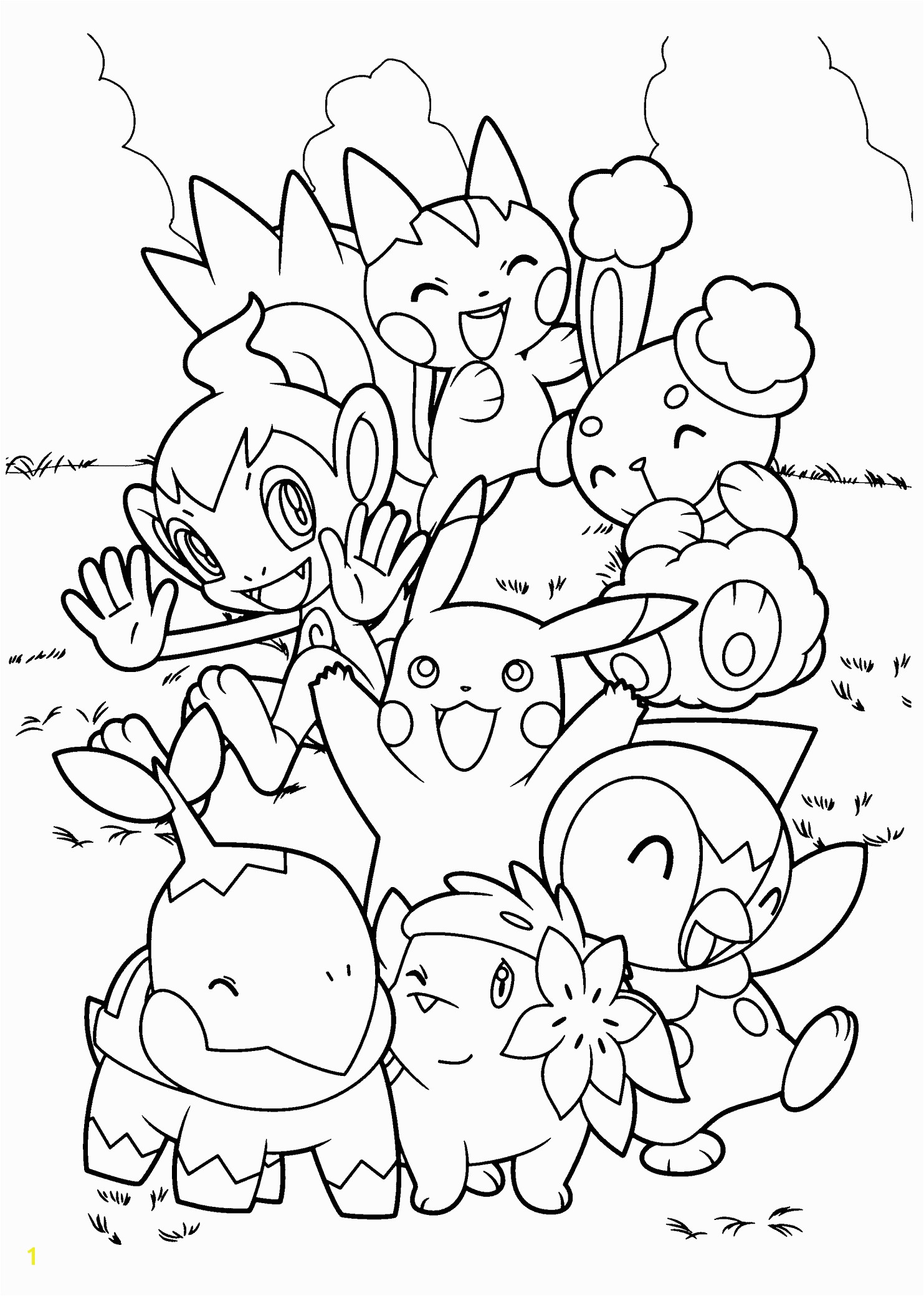 Pokemon Coloring Pages Printable Black and White top 75 Free Printable Pokemon Coloring Pages Line