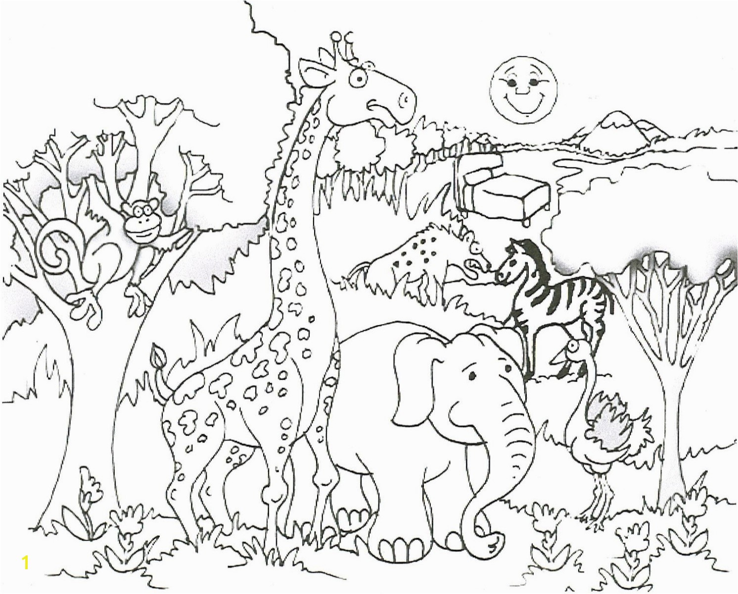 Printable Animal Coloring Pages Pdf Animal Coloring Pages Pdf at Coloring Book Line Printable Coloring