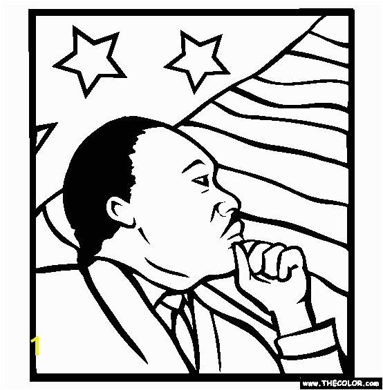 Printable Coloring Pages Of Dr Martin Luther King Jr Martin Luther King Color Sheet