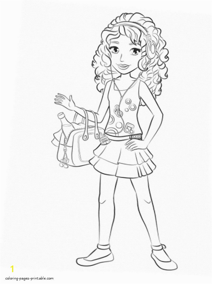Printable Lego Friends Coloring Pages Lego Friends Coloring Page with Pages 2 andrea 0 Jennymorgan Me