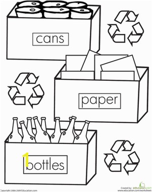 Recycling Coloring Pages Activity Color the Recycling K 2 Pinterest