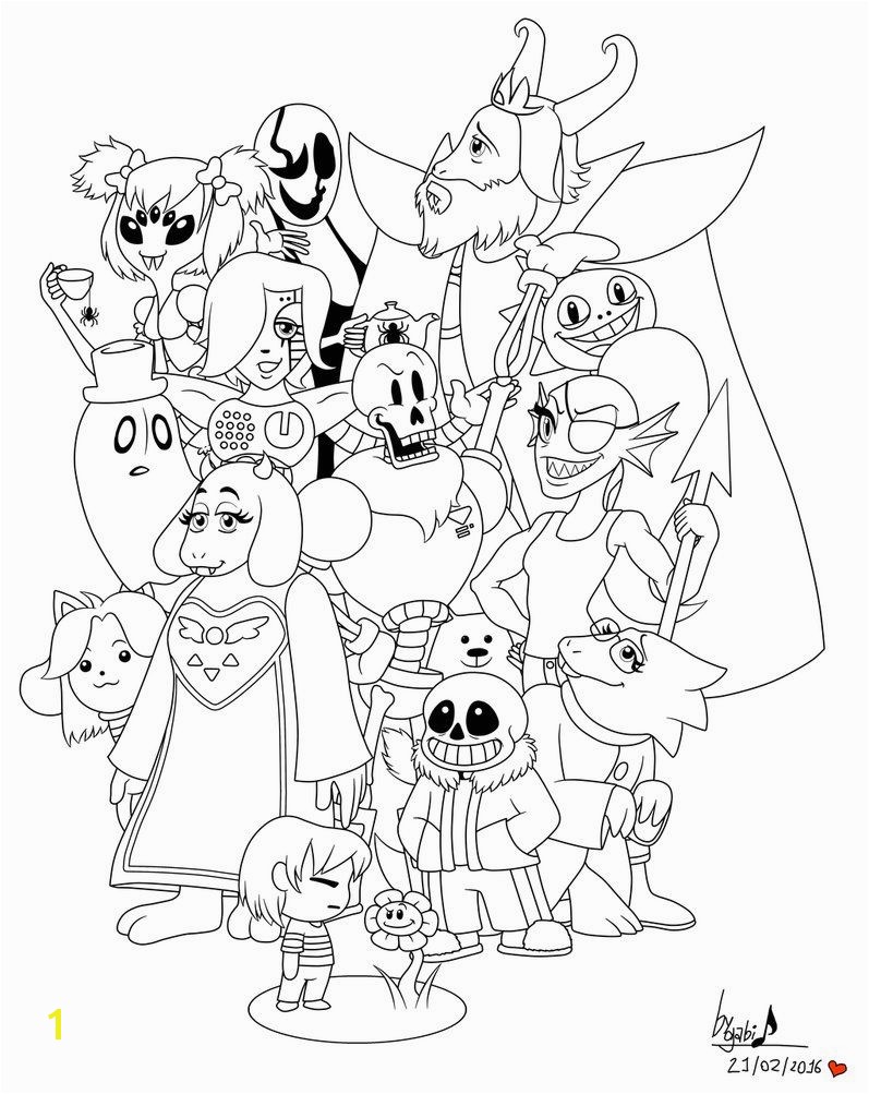 Sans Undertale Coloring Pages Undertale Coloring Pages Printable Projects to Try