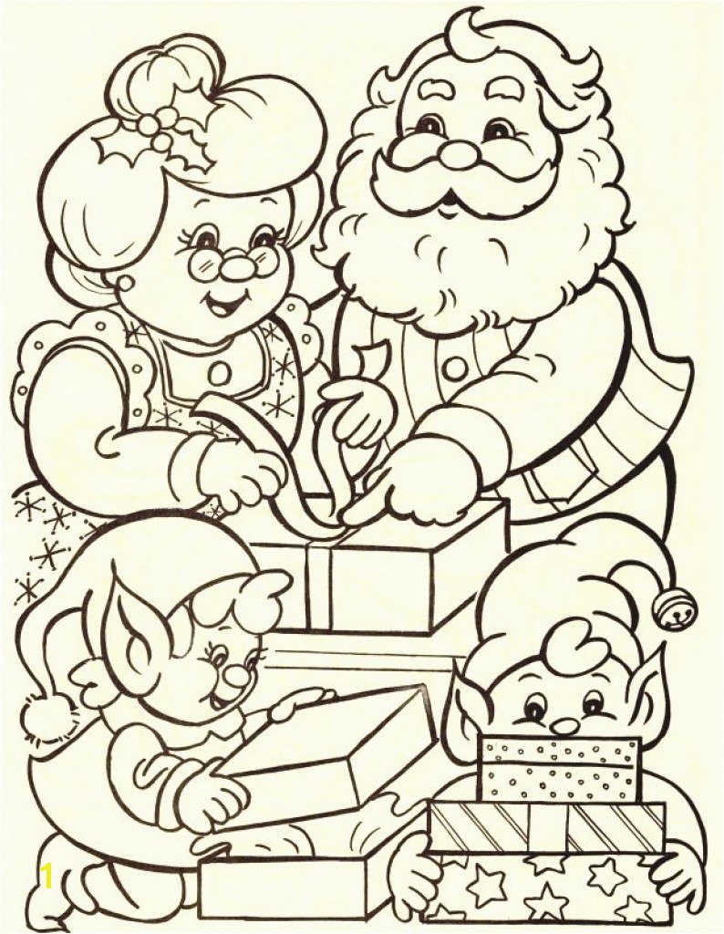 Santa and Mrs Claus Coloring Pages Inspirational Santa Claus Coloring Pages Coloring Pages