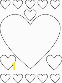 Small Heart Coloring Pages Heart Coloring Page