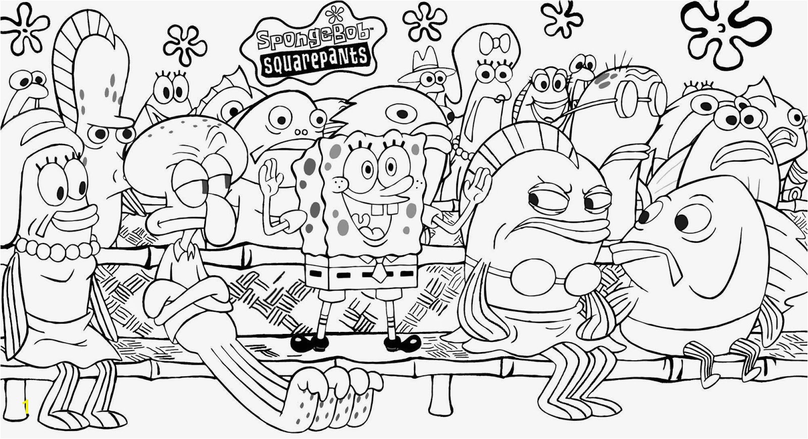 Spongebob Coloring Pages Free Printable Spongebob Coloring Page Best Free Coloring Pages Spongebob