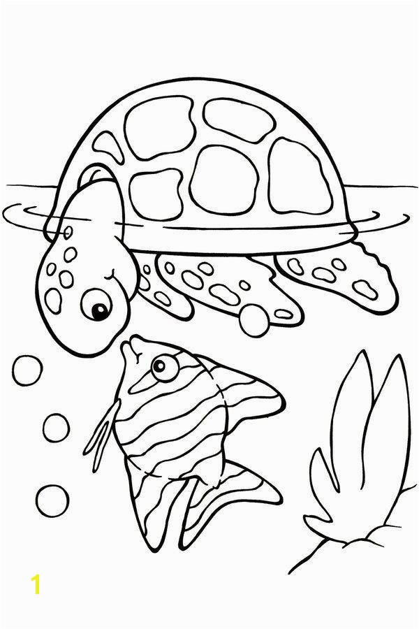 Turtle Coloring Pages for Adults Turtle Coloring Fresh Coloring Pages Line New Line Coloring 0d