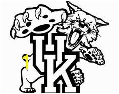 Kentucky Wildcats Logo Coloring Pages Sketch Coloring Page