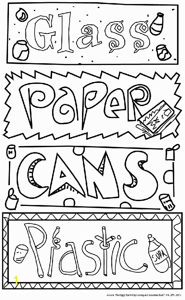 Use Resources Wisely Coloring Page Recycling Coloring Pages Free Coloring Pinterest