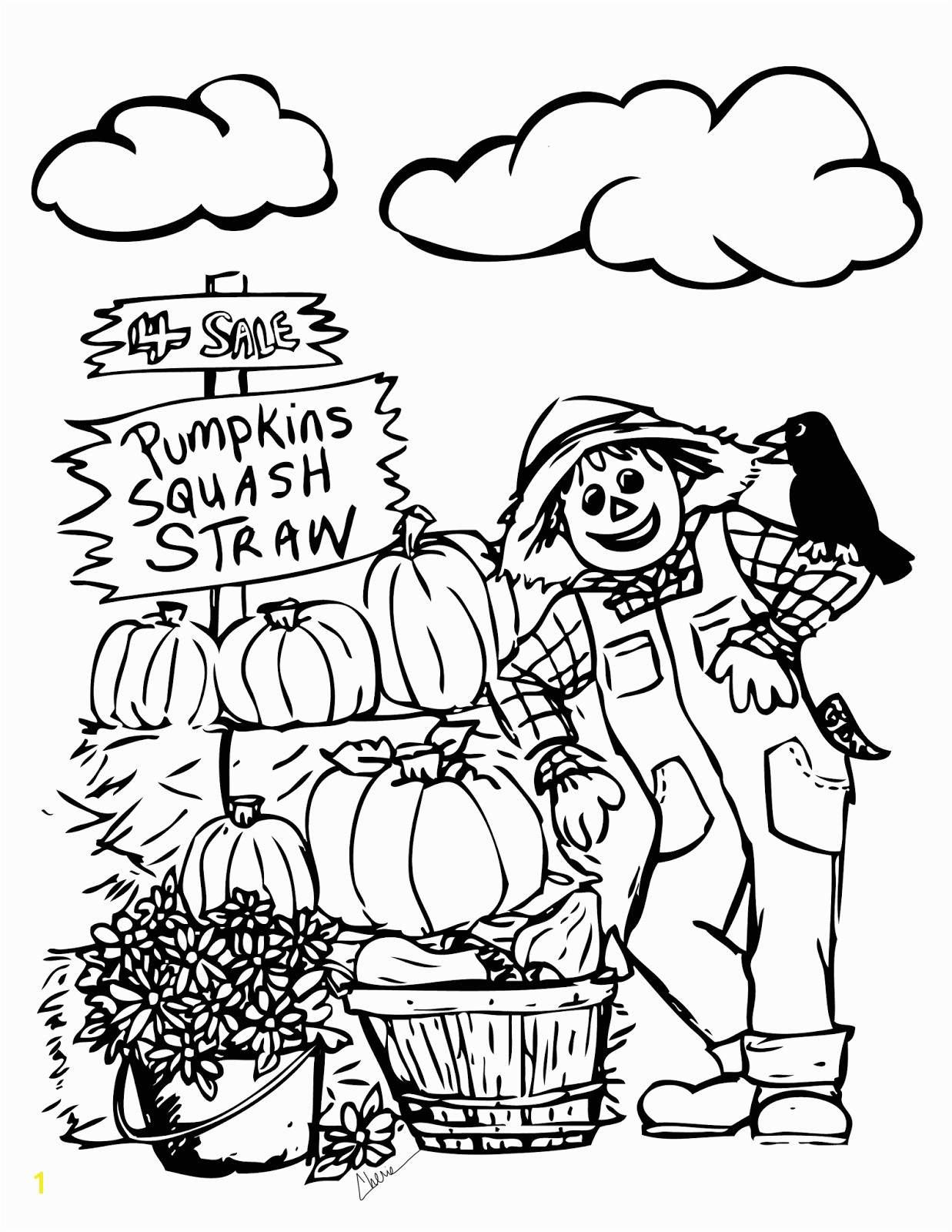 Fall Themed Coloring Pages To Print Divyajanan
