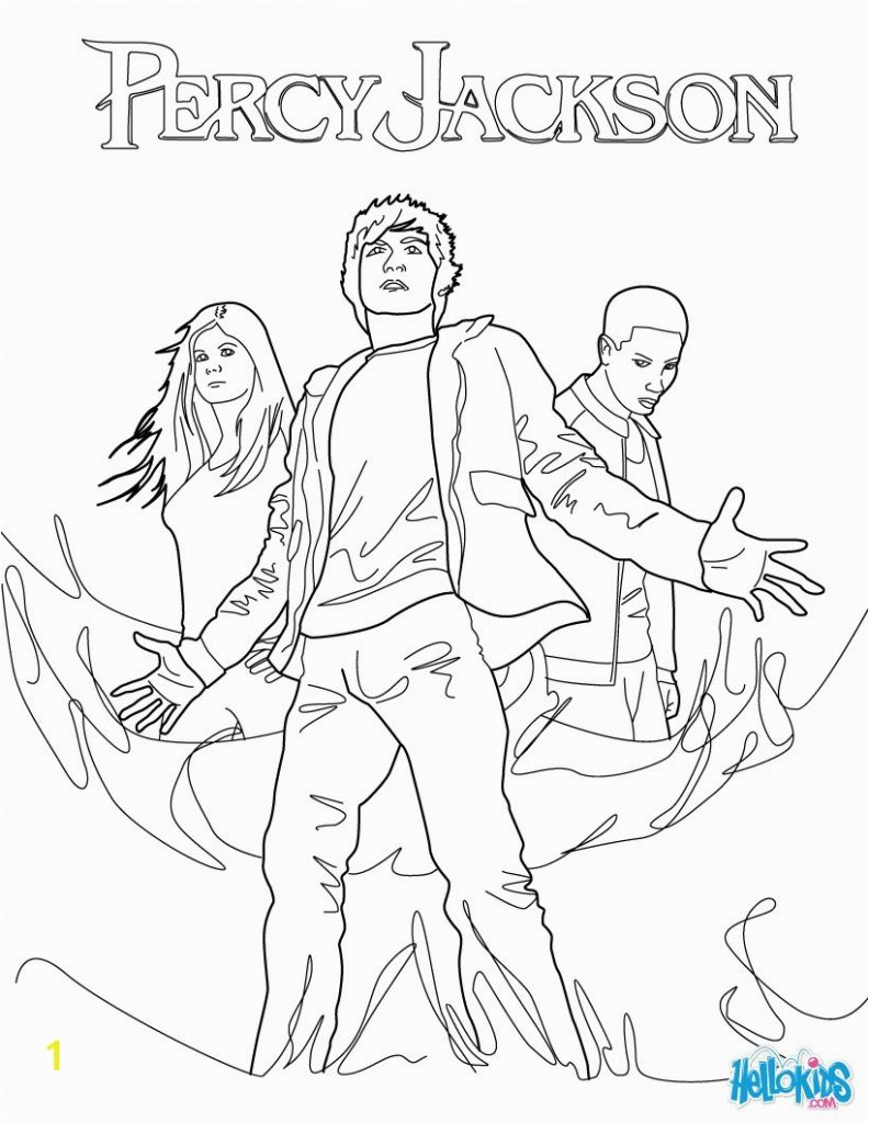 Percy Jackson Coloring Pages Percy Annabeth Chase and ...