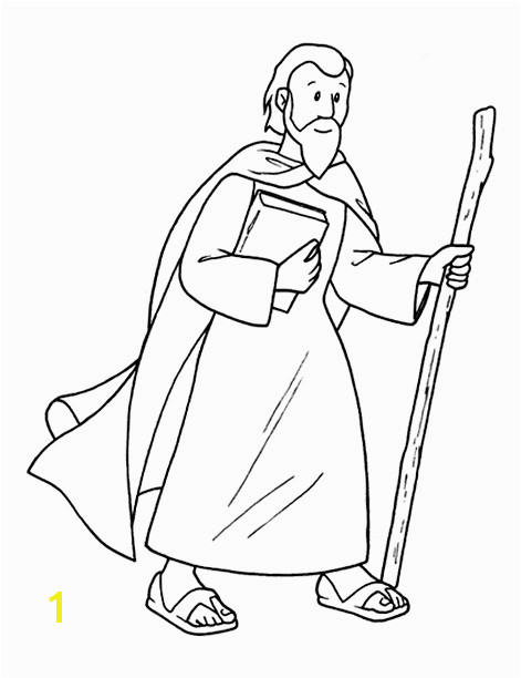 Apostle Paul Shipwrecked Coloring Page | divyajanan