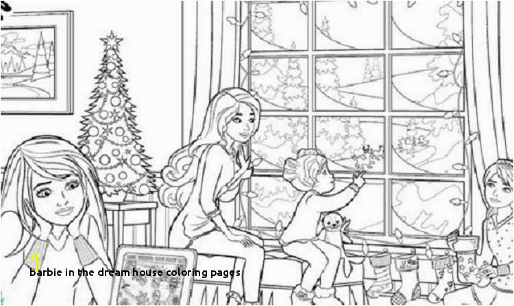 Barbie Dream House Coloring Pages Awesome Barbie Colour In Colouring