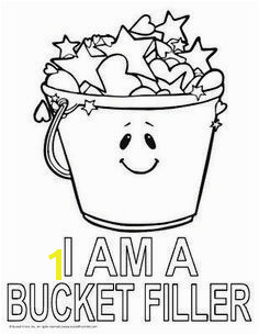 "I AM A BUCKET FILLER" Coloring Page bucketfilling More