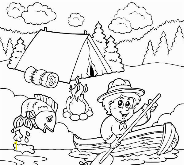 camping coloring page for the kids Camp is ing Pinterest