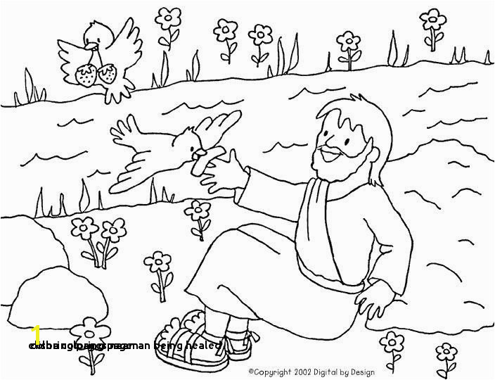 Coloring Pages Naaman Being Healed 25 Elisha Coloring Page