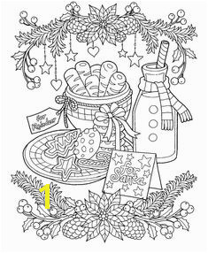 Coloring Pages Of Christmas Cookies 663 Best Coloring Christmas Images On Pinterest