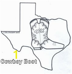 Texas Cowboy Coloring Page