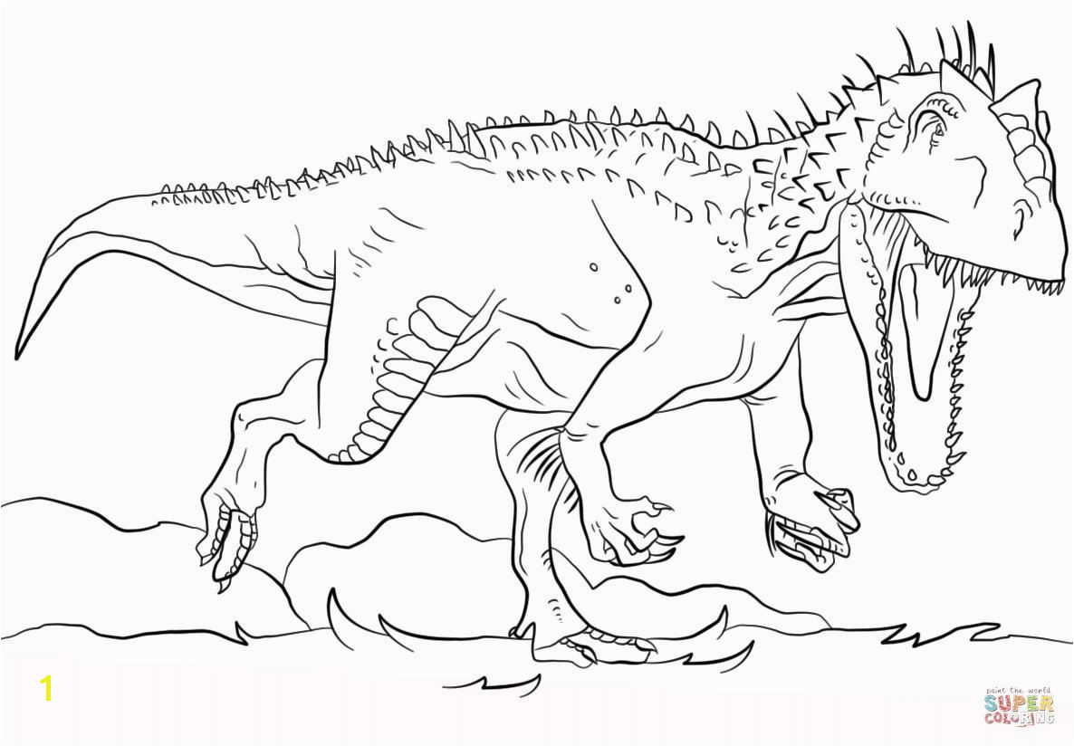 Jurassic World Coloring Pages World Indominus Rex Coloring Pages Coloring Pages 13i