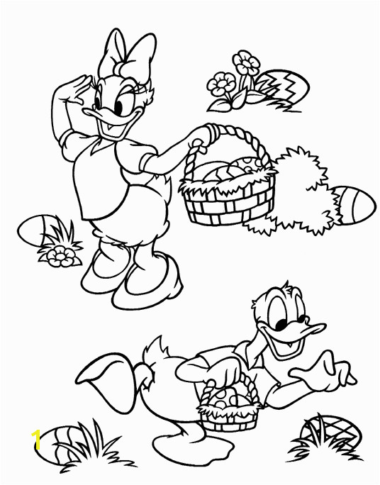 Disney Easter Coloring Pages to Print Lets Coloring Book Donald Duck