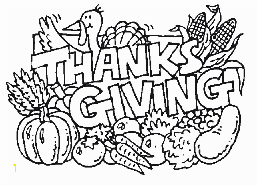 Thanksgiving Coloring Pages To Print