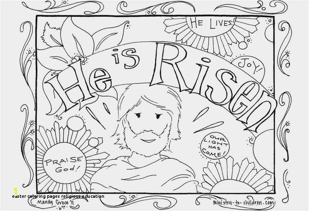 20 Easter Coloring Pages Religious Education