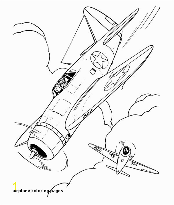 Airplane Coloring Pages World War 2 Airplane Colouring Pages