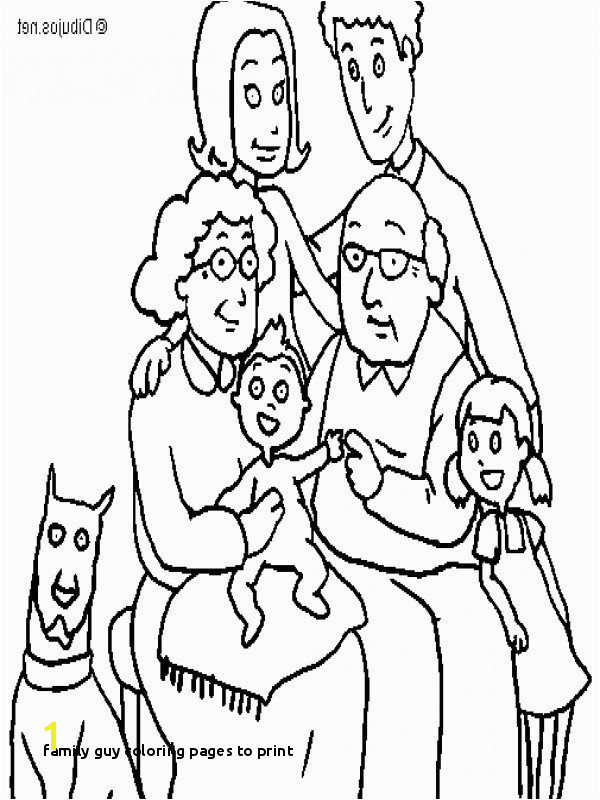 Family Guy Coloring Pages to Print Hair Highlight Colors Picture Frogs to Color Frog Colouring 0d